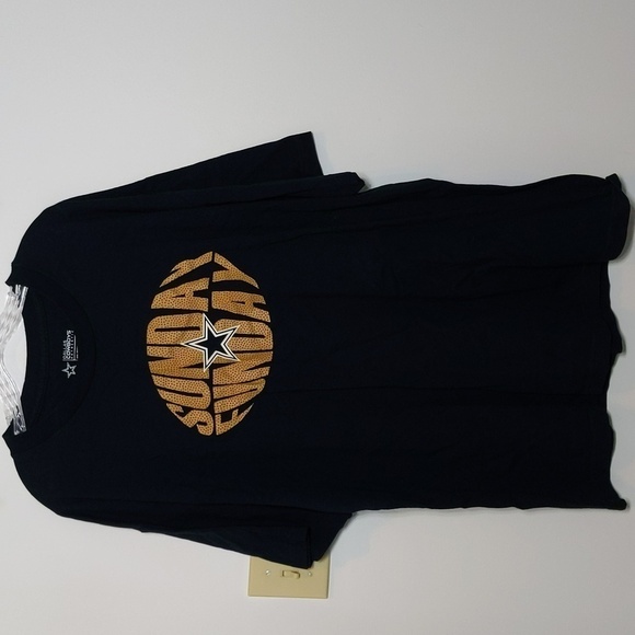 NFL Dallas Cowboys Football Sunday Funday Graphic T Shirt - Picture 1 of 4